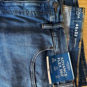 Arizona Jean Company Men's Blue Bootcut Jeans